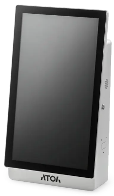 Касса самообслуживания АТОЛ КСО 3212 (21,5", miniPC:J6412, SSD, 8/128GB), без Wi-Fi, без ОС, Кр. стена, Кр. пин-пад, Кр. ФР.